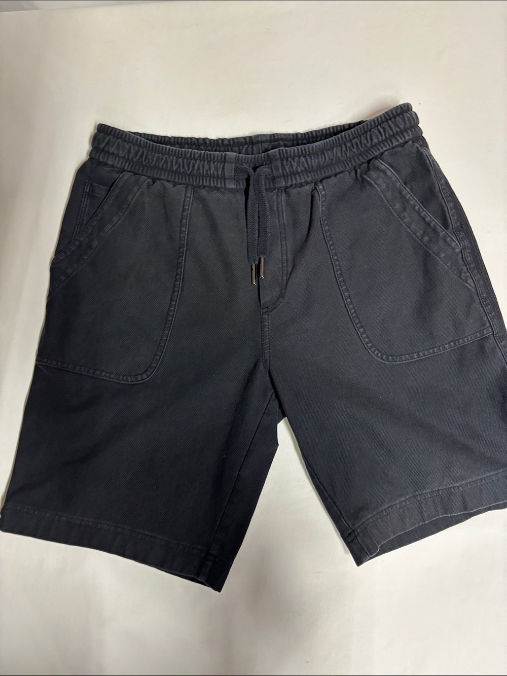 Athleta Farallon Bermuda Shorts Size 4 Washed Charcoal Cotton Stretch